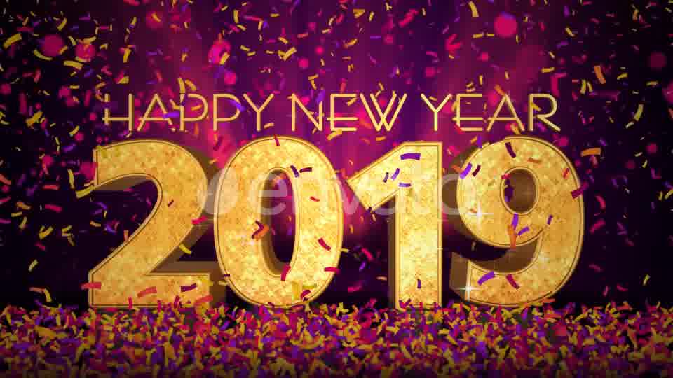 Happy New Year 2019 Celebration Videohive 22917447 Motion Graphics Image 12