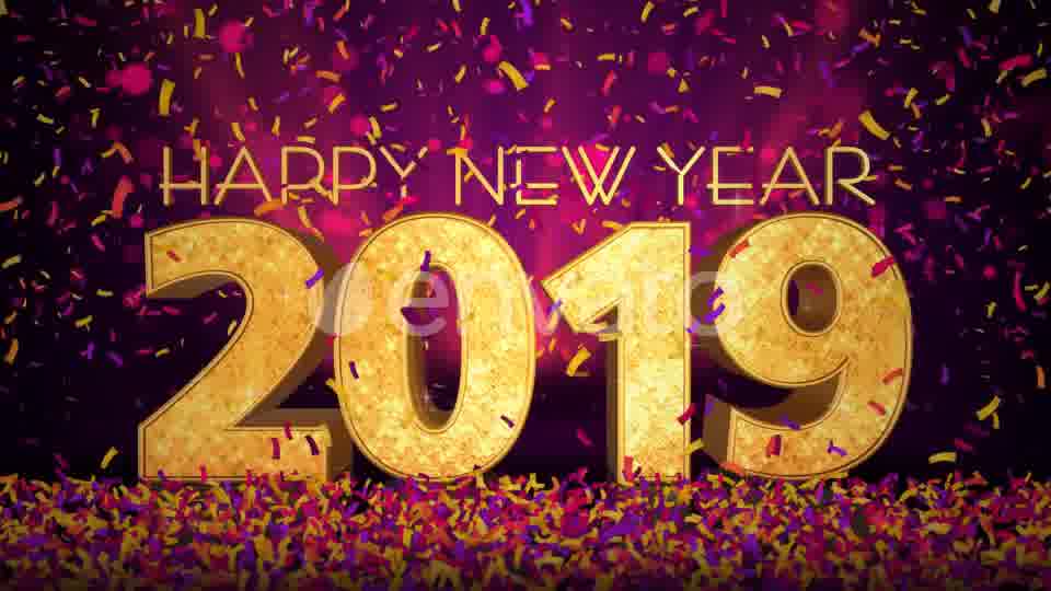Happy New Year 2019 Celebration Videohive 22917447 Motion Graphics Image 13