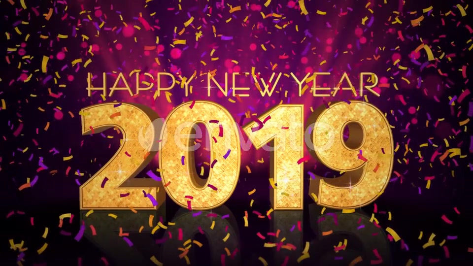Happy New Year 2019 Celebration Videohive 22917447 Motion Graphics Image 3