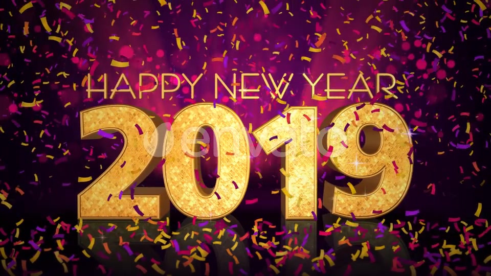 Happy New Year 2019 Celebration Videohive 22917447 Motion Graphics Image 4