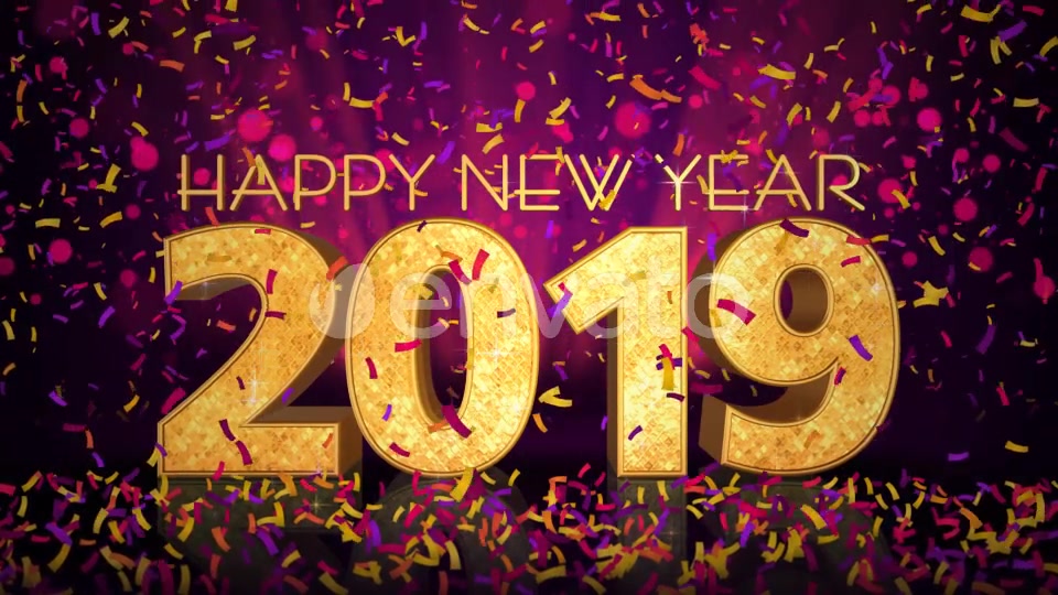 Happy New Year 2019 Celebration Videohive 22917447 Motion Graphics Image 5