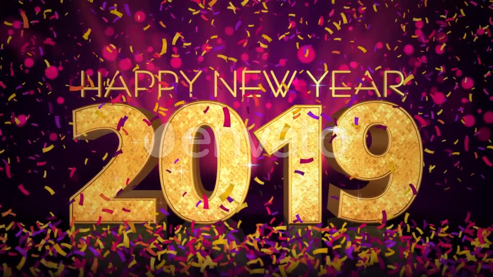 Happy New Year 2019 Celebration Videohive 22917447 Motion Graphics Image 6