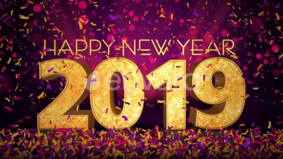 Happy New Year 2019 Celebration Videohive 22917447 Motion Graphics Image 9