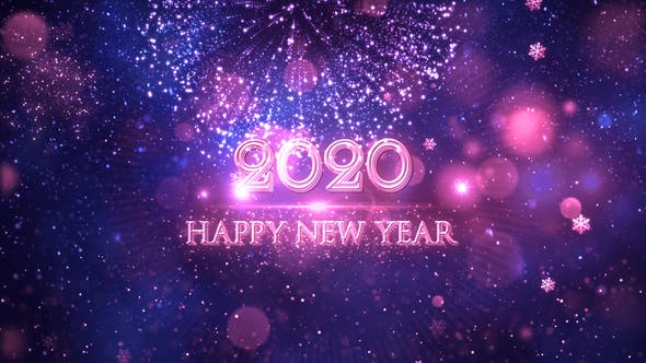 Happy New Year 2020 Blue - Download 22948947 Videohive