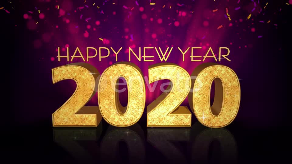 Happy New Year 2020 Celebration Videohive 25058599 Motion Graphics Image 1