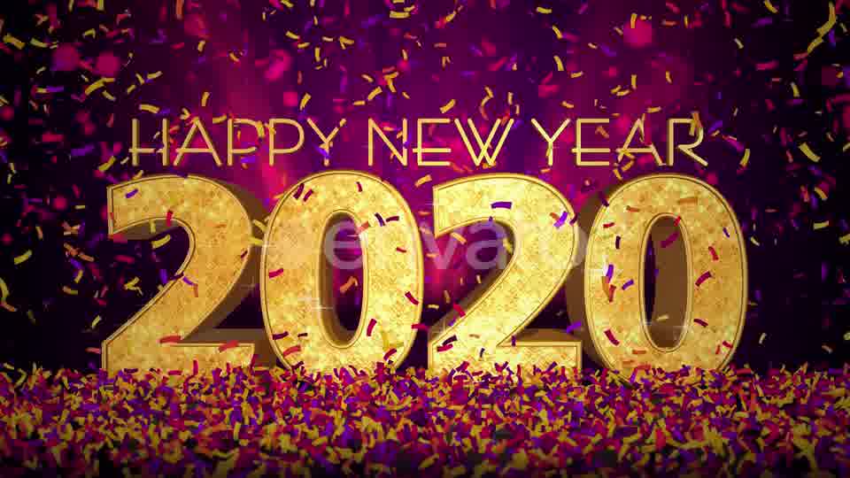 Happy New Year 2020 Celebration Videohive 25058599 Motion Graphics Image 12