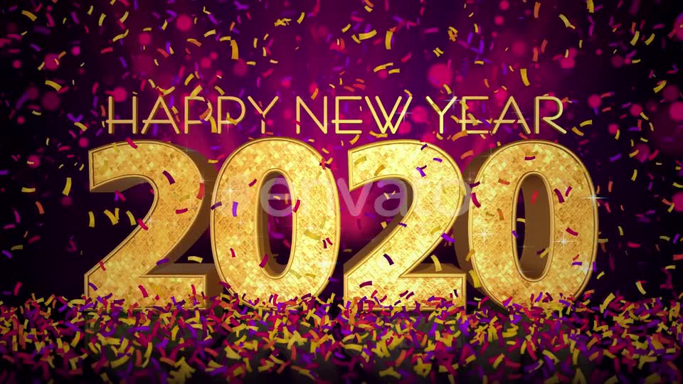 Happy New Year 2020 Celebration Videohive 25058599 Motion Graphics Image 7