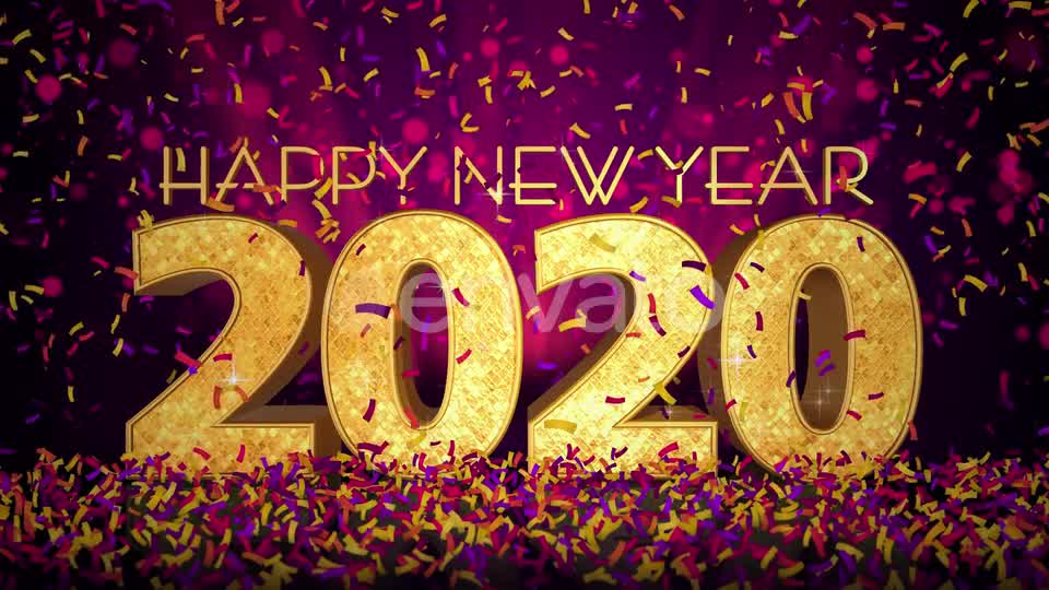 Happy New Year 2020 Celebration Videohive 25058599 Motion Graphics Image 8