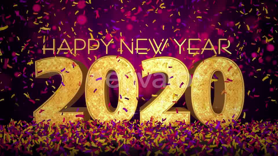 Happy New Year 2020 Celebration Videohive 25058599 Motion Graphics Image 9