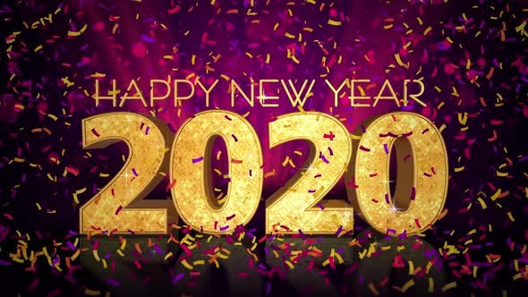 Happy New Year 2020 Celebration - Videohive 25058599 Download