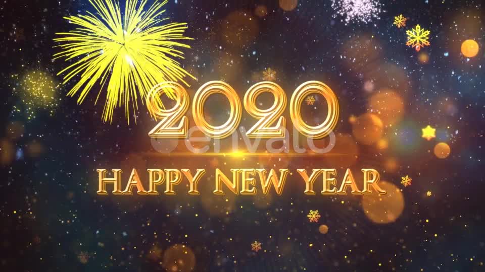 Happy New Year 2020 Gold Videohive 22948934 Motion Graphics Image 10