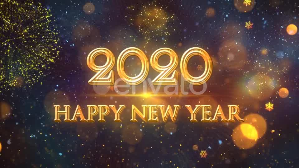 Happy New Year 2020 Gold Videohive 22948934 Motion Graphics Image 11