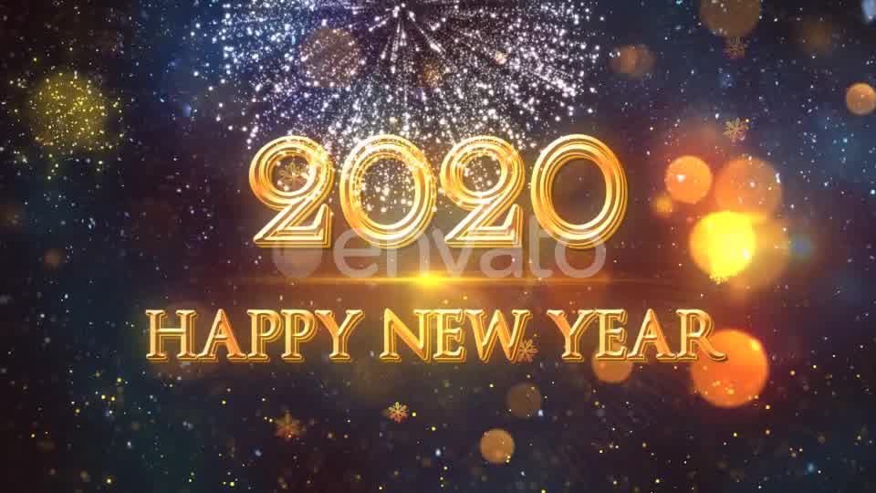 Happy New Year 2020 Gold Videohive 22948934 Motion Graphics Image 12