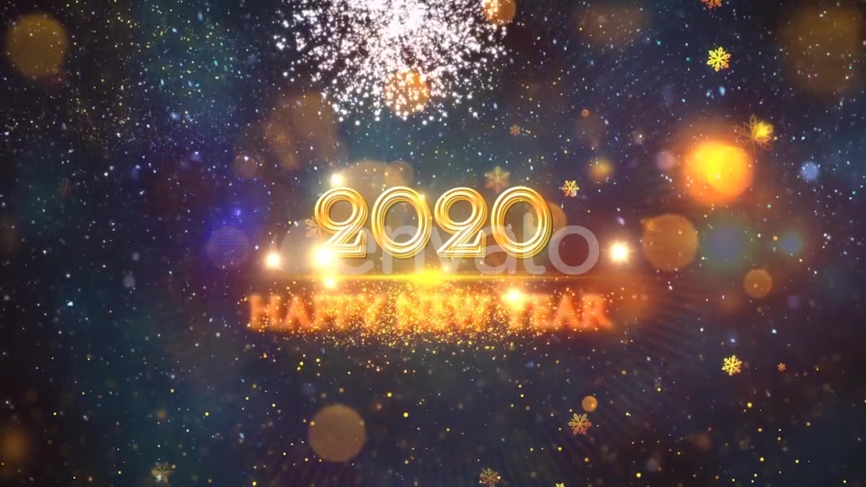 Happy New Year 2020 Gold Videohive 22948934 Motion Graphics Image 4