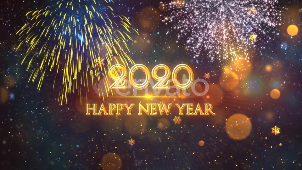 Happy New Year 2020 Gold Videohive 22948934 Motion Graphics Image 5