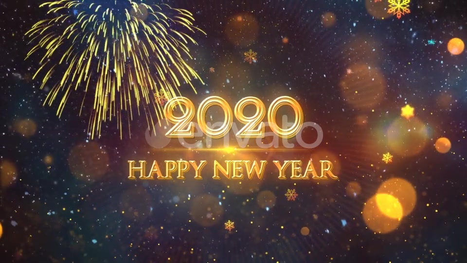 Happy New Year 2020 Gold Videohive 22948934 Motion Graphics Image 6