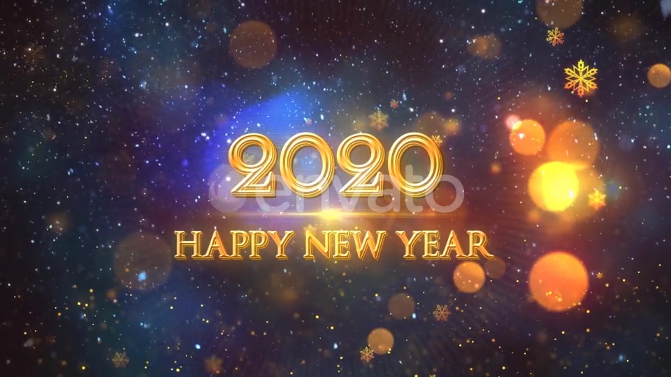 Happy New Year 2020 Gold Videohive 22948934 Motion Graphics Image 7