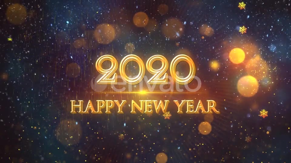 Happy New Year 2020 Gold Videohive 22948934 Motion Graphics Image 8