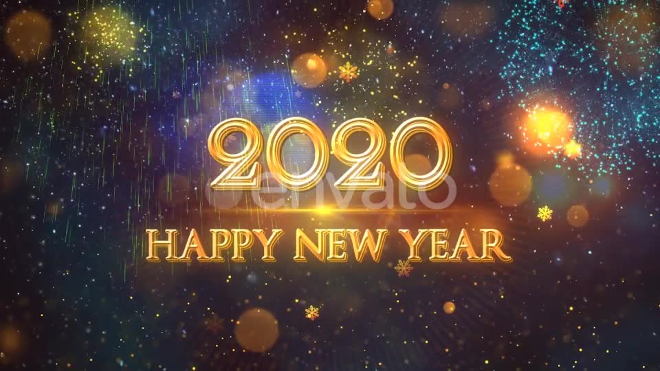 Happy New Year 2020 Gold Videohive 22948934 Motion Graphics Image 9