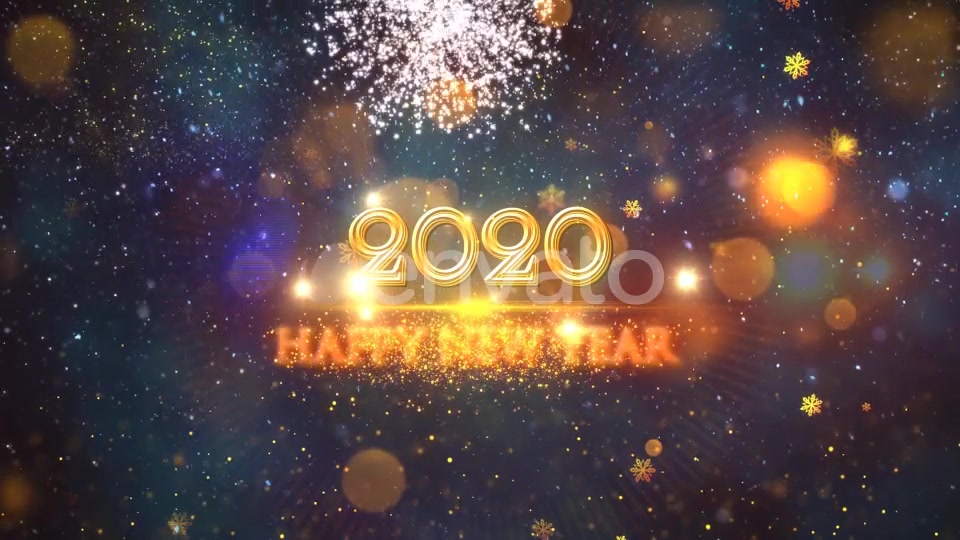 Happy New Year 2020 Gold Videohive 22948935 Motion Graphics Image 4