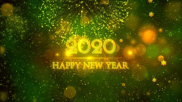 Happy New Year 2020 Green - 22948963 Download Videohive