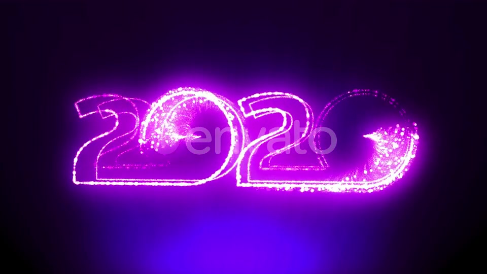 Happy New Year 2020 Retro Sign Videohive 24468565 Motion Graphics Image 9