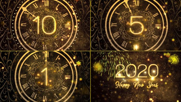 Happy New Year 2020 V1 - Videohive 25324885 Download