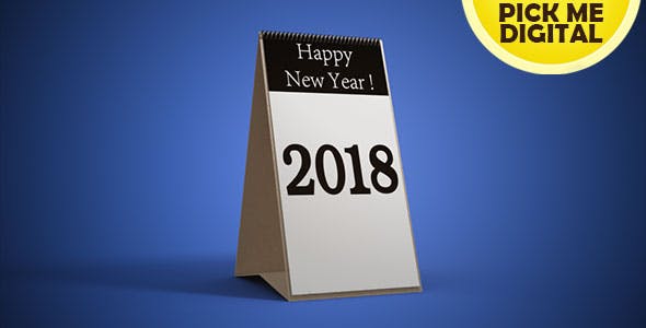Happy New Year Calendar - Videohive Download 21159775