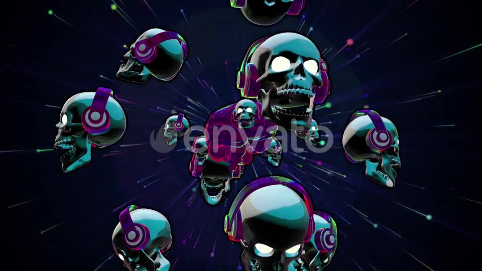 Happy Skull Videohive 24270479 Motion Graphics Image 6