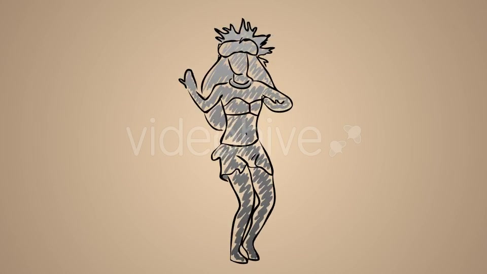 Hawaiian Hula Dancing Girl 01 Videohive 20739076 Motion Graphics Image 5