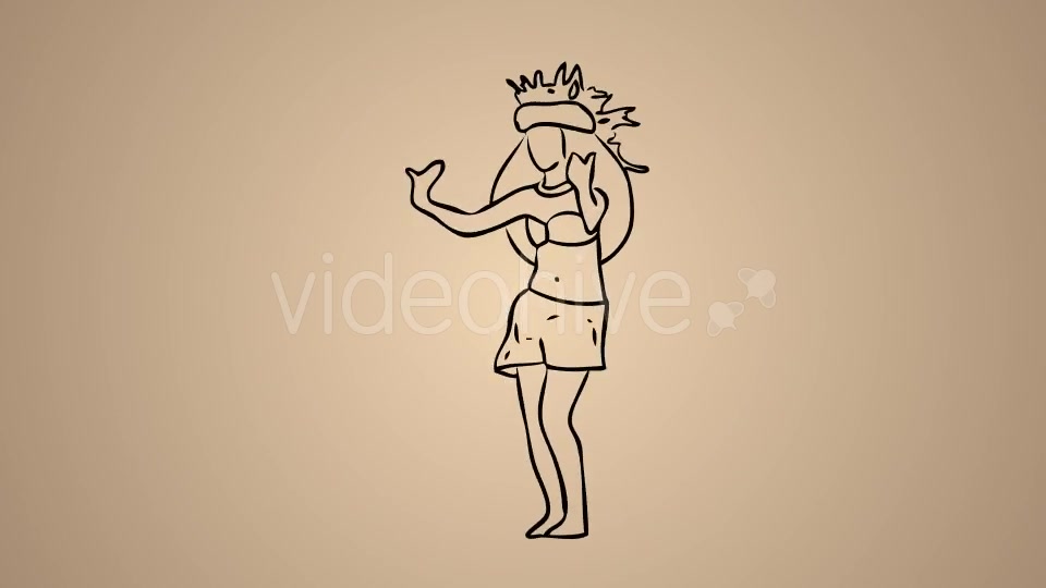 Hawaiian Hula Dancing Girl 01 Videohive 20739076 Motion Graphics Image 8