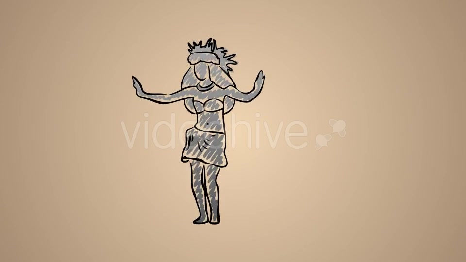 Hawaiian Hula Dancing Girl 02 Videohive 20739562 Motion Graphics Image 2