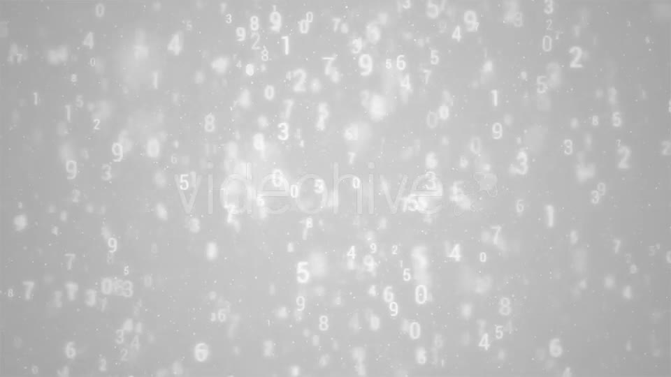 HD Digital white matrix display Videohive 17464926 Motion Graphics Image 1