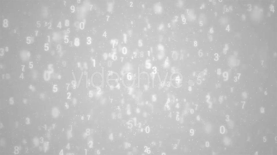 HD Digital white matrix display Videohive 17464926 Motion Graphics Image 3