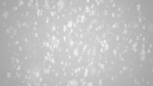 HD Digital white matrix display - Videohive 17464926 Download