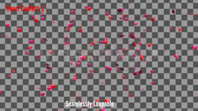 Heart Confetti Pack Videohive 6641633 Motion Graphics Image 8
