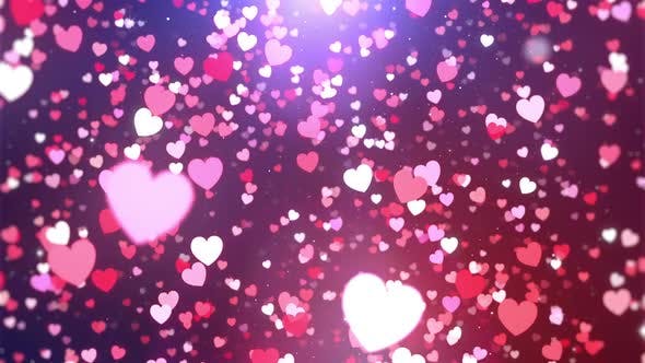 Heart Flying Background - Download 23274583 Videohive