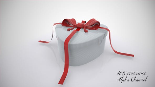 Heart Gift Box Open - 14426848 Videohive Download