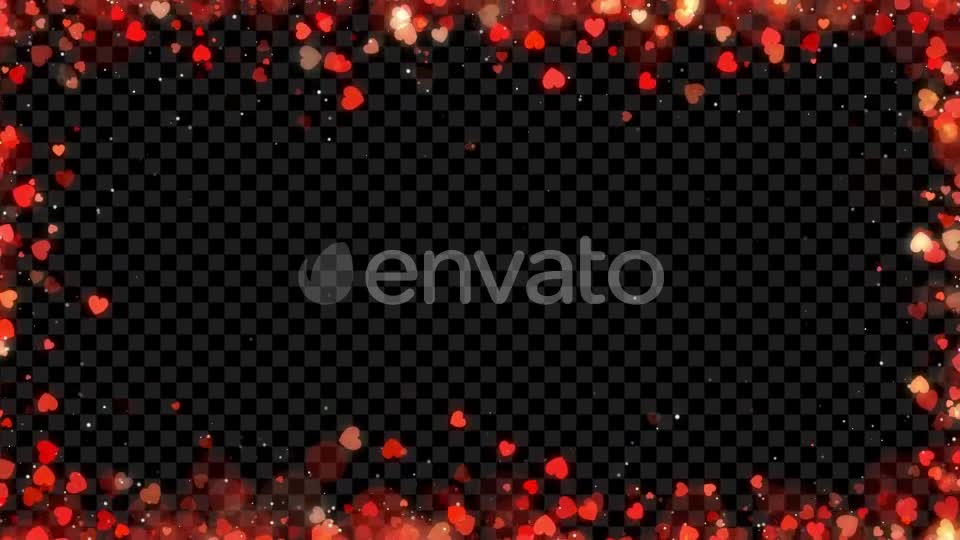 Heart Particle Frame Videohive 23270603 Motion Graphics Image 1