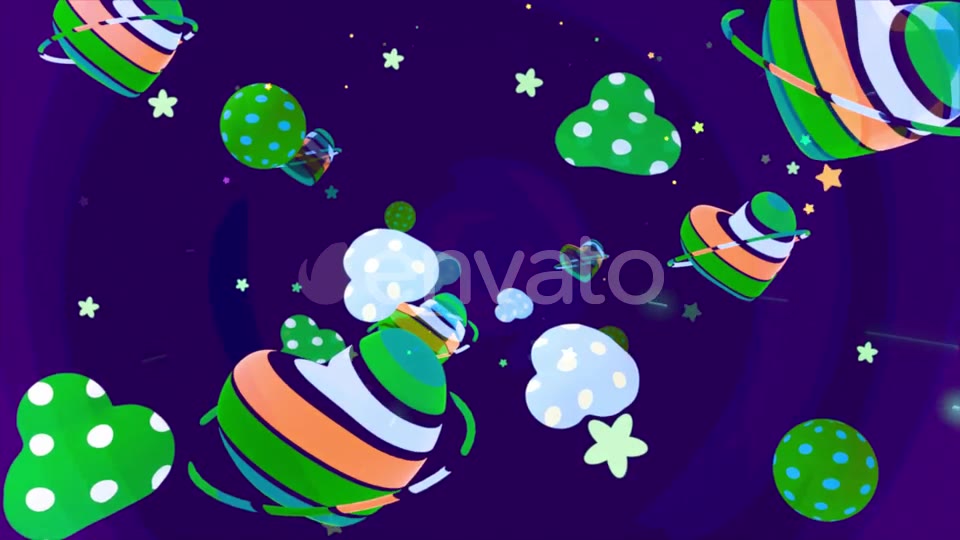 Heart Shaped Planets Videohive 23841357 Motion Graphics Image 3