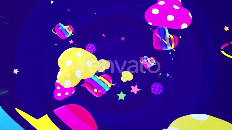 Heart Shaped Planets Videohive 23841357 Motion Graphics Image 4
