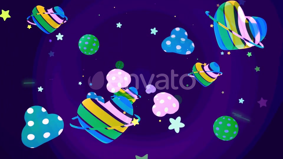 Heart Shaped Planets Videohive 23841357 Motion Graphics Image 8