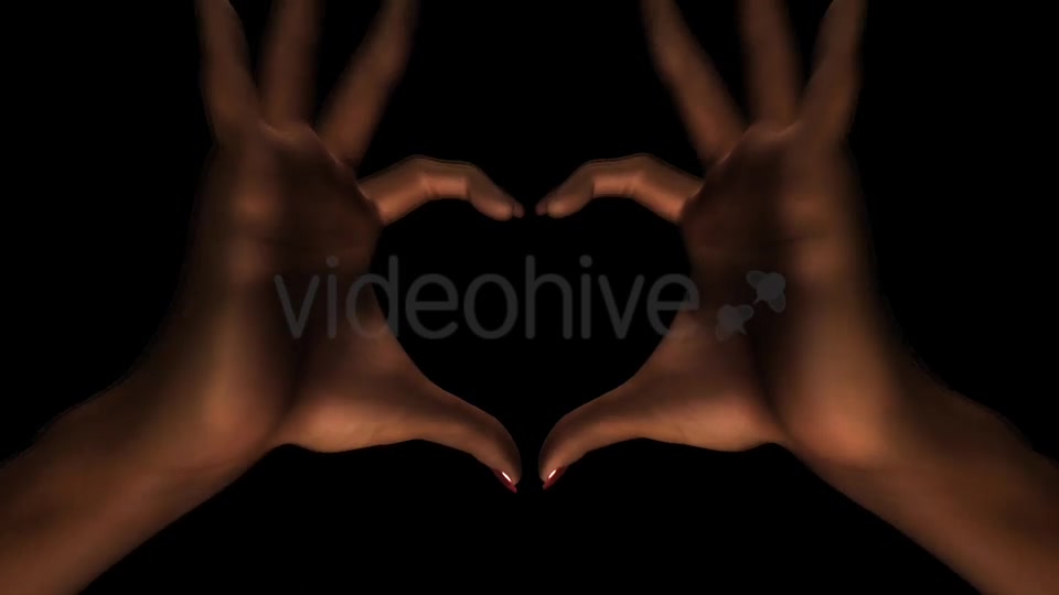 Heart Sign Gesture Black Woman Hands II Videohive 15024582 Motion Graphics Image 3