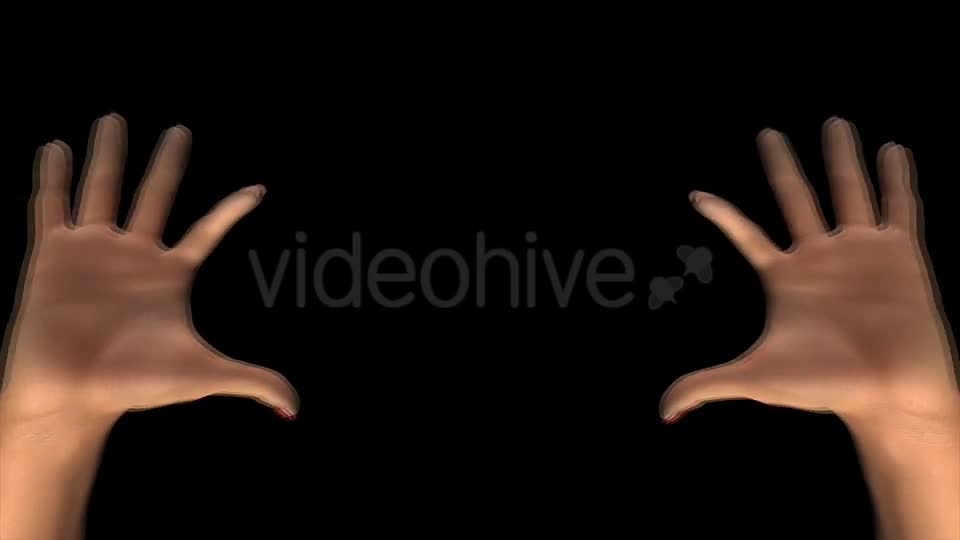 Heart Sign Gesture White Woman Hands II Videohive 15024560 Motion Graphics Image 1