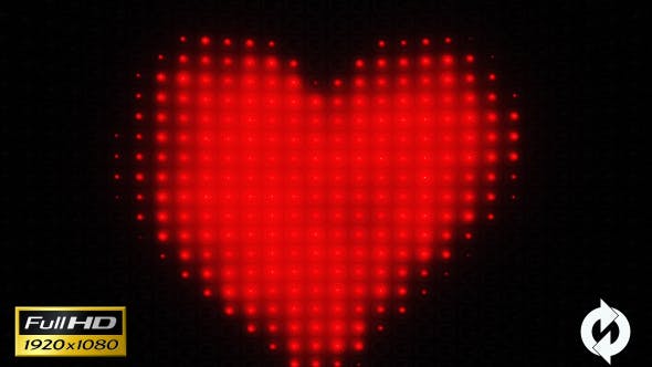 Heart with Lights VJ 3 - 14550637 Download Videohive