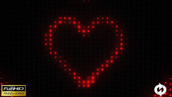 Heart with Lights VJ 6 - 14636878 Download Videohive