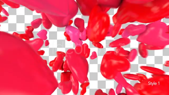 Hearts Fill Screen Overlay Videohive 14473212 Motion Graphics Image 5