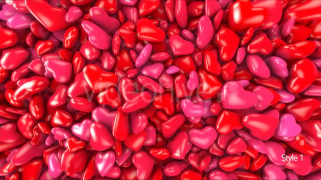 Hearts Fill Screen Overlay Videohive 14473212 Motion Graphics Image 8