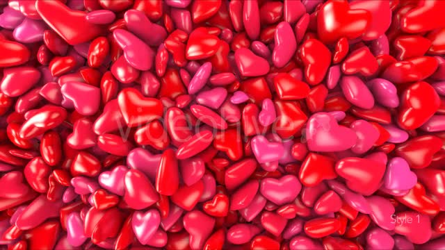 Hearts Fill Screen Overlay Videohive 14473212 Motion Graphics Image 9