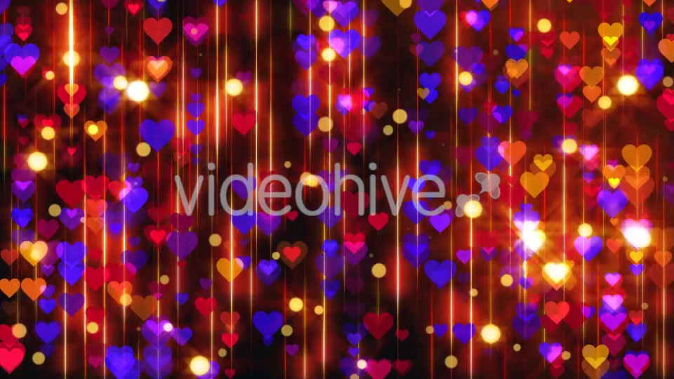 Hearts Lines Loop Videohive 20693246 Motion Graphics Image 3